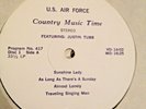RADIO SHOW: USAF COUNTRY TIME #417 JUSTIN TUBB & #418 JIMMY C NEWMAN IN STUDIO
