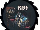 KISS THEN & NOW INTERVIEW RARE SAW BLADE SHAPED IMPORT Vinyl Record Picture Disc