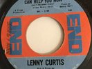 Monster Northern Soul 45 Lenny Curtis Nothing Can Help You Now MINT A-Side