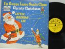 Little Brenda Lee 78 I'm Gonna Lasso Santa Claus bw Christy Christmas on Decca