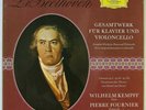 FOURNIER & KEMPFF BEETHOVEN CELLO WORKS DGG STEREO TULIP 3 LP SLPM 138993/95 NM
