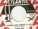 SOLOMON BURKE Everybody Needs Somebody Looking For Baby DJ NORTHERN SOUL USA 45