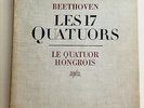 EARLY FRENCH COLUMBIA FCX 30010/19 10LPS BOX QUATUOR HONGROIS BEETHOVEN QUARTETS