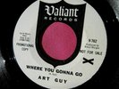 ART GUY - Where You Gonna Go - clean fuzz garage Promo 45 rpm - Valiant 762