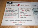 COLUMBIA SAX 2445 UK 1st T/S POULENC - GLORIA / ORGAN CONCERTO *PRETRE* EX+