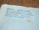 JOHNNY REBEL KAJUN KLU KLUX KLAN B/W LOOKING FOR A HANDOUT  WHITE LABEL