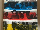 THE POLICE  SYNCHRONICITY ORG 1983 VINYL    STING  BLUE RED YELLOW SKELETON