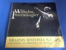 FURTWANGLER BRAHMS SYMPHONY N 1 Italy 1961 QALP 10252 Great NM