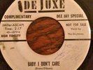 DOO WOP 45 GUYTONES Deluxe 6163 BABY I DON'T CARE / YOUNG DREAMER