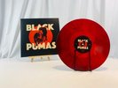 Black Pumas - Black Pumas AUTOGRAPHED/SIGNED Red/Black Marble Vinyl LP
