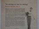 BENNY KESSEL vol.3 to swing or not to swing - Contemporary C3513 DG Red back DG