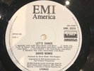 DAVID BOWIE Let’s Dance UK EMI Vinyl Album LP WHITE LABEL PROMO W/ Inner RARE