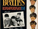 THE BEATLES SONGS, PICTURES AND STORIES US ORIG'64 VJ MONO RARE CONCERT STICKER