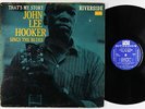John Lee Hooker - That's My Story LP - Riverside Mono DG