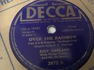 JUDY GARLAND : (Somewhere) OVER THE RAINBOW  /  THE JITTERBUG.  US 78.rpm (1939)