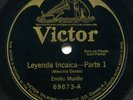 COLOMBIA - Emilio Murillo on flute, Victor 1917 recording - EX