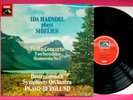 IDA HAENDEL / BOURNMOUTH SO / BERGLUND - 'PLAYS SIBELIUS' - 1976 QUADRAPHONIC LP