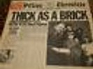 1980s vinyl record Thick as a brick jethro tull.