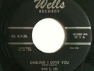 Rare NM 1958 Teen Doo Wop WELLS LF1 45 Bob E Lee DARLING I LOVE YOU / ANNA MAE