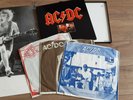 3 LP set AC/DC - High Voltage - Powerage - Dirty Deeds - 1980 - mit Poster