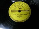 Johnny Cash Ballad Of A Teenage Queen/Big River Sun 283  78rpm