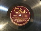OKEH 40204 FIDDLIN JOHN CARSON ( IT AIN'T GONNA RAIN NO MO / ALABAMA GAL )