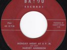 TX Crime Jazz Exotica HARVEY ANDERSON Jivaro/Monday Night at 8 p.m. Bayou HEAR