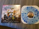 Steel Panther SIGNED Splatter Blue Vinyl Heavy Metal Rules