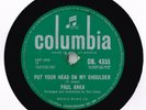 PAUL ANKA RARE 1959 78 - PUT YOUR HEAD ON MY SHOULDER - DON'T EVER LEAVE ME EX-