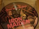 Iron Maiden-Live In Sweden 1&2 2X Pic Disc Lp set New  1983 live set