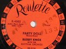 rockabilly 78 RPM BUDDY KNOX Party Doll ROULETTE HEAR V+
