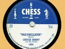 ROCK 'N ROLL 78 : CHUCK BERRY ON CHESS 1604 - NON-FADED BLUE / WHITE LABEL