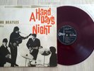 THE BEATLES A Hard Day's Night Red Vinyl Odeon (OP-7123) Japan Flipback Cover