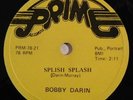 rock jukebox 78 RPM BOBBY DARIN Splish Splash Queen Of The Hop PRIME vinyl