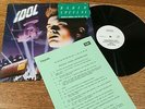 BILLY IDOL:Charmed Life. RARE Australian Open Ended Interview PROMO LP + Cues