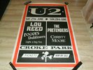 U2 - CROKE PARK JOSHUA TREE TOUR 1987 BILLBOARD POSTER LOU REED PRETENDERS VG