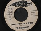 DEBONAIRES: Every Once In A While / Gert's Skirt 45 (dj, rubber stamp ol)