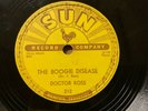 Doctor Ross BLUES 78 The Boogie Disease / Juke Box Boogie on SUN 212 VG+++/MINT-