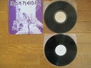 IRON MAIDEN Running Free Live JAPAN White Label Not For Sale / PROMO 2 LP