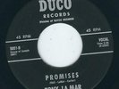 Popcorn / R&B / Soul - Tony La Mar DUCO 5001 Promises / Come out tonight ?