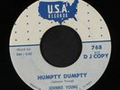 JOHNNIE YOUNG: Humpty Dumpty / All I Want For Breakfast 45 (dj, rare )