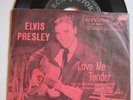 ELVIS PRESLEY - LOVE ME TENDER - VERY RARE 1956 RCA CANADA 45 & PICTURE SLEEVE
