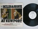 MILES DAVIS, THELONIOUS MONK AT NEWPORT CBS YS-392-C Japan PROMO VINYL LP