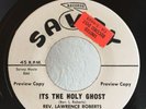 Black Gospel Popcorn Soul PROMO 45 Rev Lawrence Roberts Its The Holy Ghost Savoy
