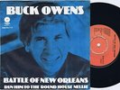 BUCK OWENS Battle Of New Orleans Danish 45PS 1975 Capitol 7