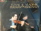 BRAHMS Itzhak Perlman Ashkenazy Sonatas For Violin Piano 2X SEALED LP 1985 Club