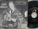 Elvis Presley - Love Me Tender -  Black / White PS + RARE 45