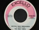 KELLY BROTHERS: Crystal Blue Persuasion / My Baby Loves Me 45 rare Soul