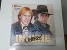 JOHNNY CASH WEEKEND IN JUNE AUTOGRAPHED TWO LP SET 80'S MAN IN BLACK GENUINE