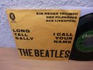 THE BEATLES orange Cover Single LONG TALL SALLY / I CALL YOUR NAME 1964